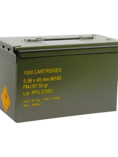 5.56x45 RangeMaster FMJBT 55gr Metal Can 1000 Rounds