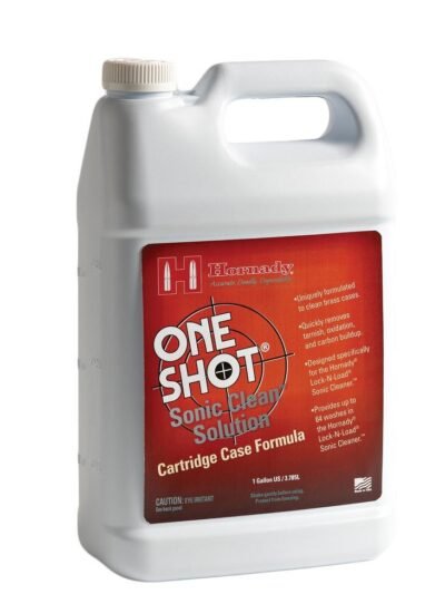 Hornady One Shot Sonic Cleaning Solution - Cartridge Case Formula - 1 gal