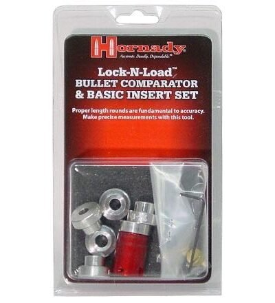 Hornady Lock-N-Load Bullet Comparator - Basic Set Body & 6 Inserts