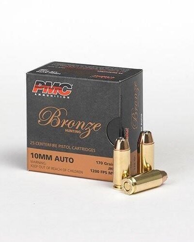 PMC Bronze Handgun Ammunition 10mm Auto 170 gr JHP 1200 fps 25/ct