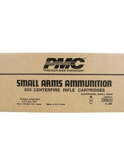 PMC Bronze Rifle Ammunition .308 Win 147 gr FMJBT 2780 fps 500/ct