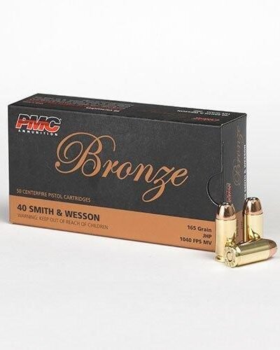 PMC Bronze Handgun Ammunition .40 S&W 165 gr JHP 1040 fps 50/ct