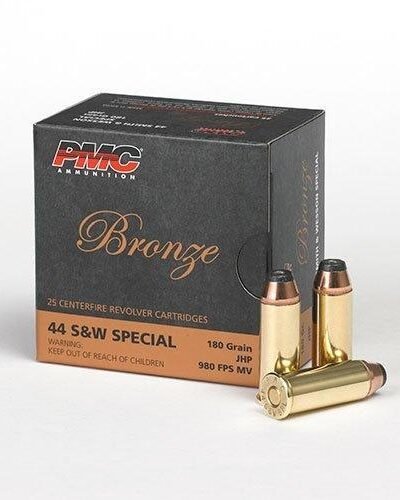 PMC Bronze Handgun Ammunition .44 Spl 180 gr JHP 980 fps 25/ct