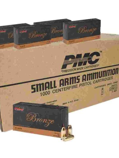 PMC Bronze .45 ACP Handgun Ammunition 230 gr FMJ 830 fps 1000/ct