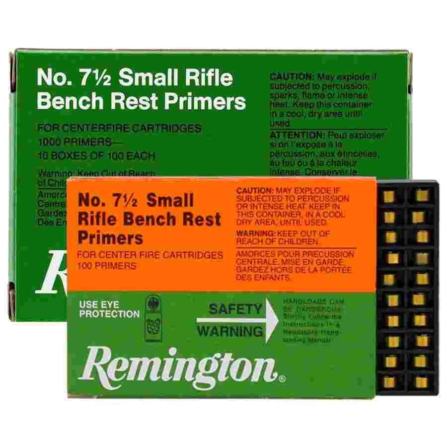 Remington Centerfire Primers-7-1/2 Small Rifle BR 1000/ct