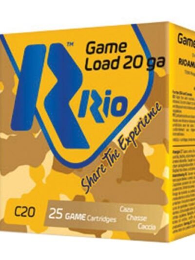 Rio Field Low Recoil Shotshells 20 ga 2-3/4" 1oz #7.5 1180 fps 25/ct