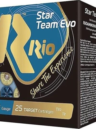 Rio Star Team EVO 28 Low Recoil Shotshells 12ga 2-3/4" 1oz 1135fps #8 25/ct