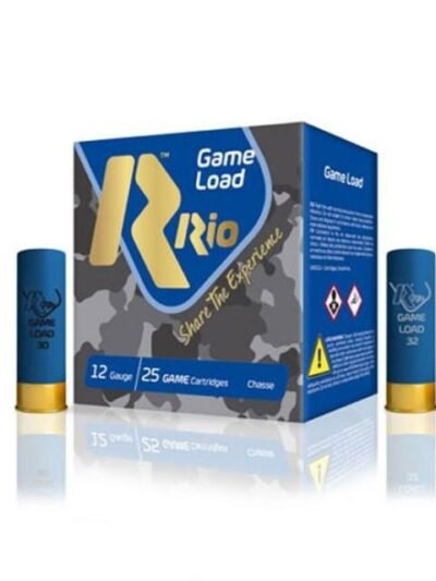 Rio Top Game HV Shotshells 12 ga 2 3/4" 3 3/4 dr 1 1/4 oz #4 1330 fps 25/ct
