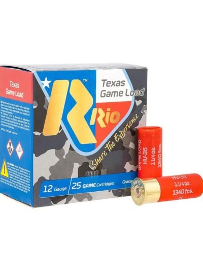 Rio Texas Game Load 36 HV Shotshells 12 ga 2-3/4" 1-1/4oz 1340 fps #7.5 25/ct