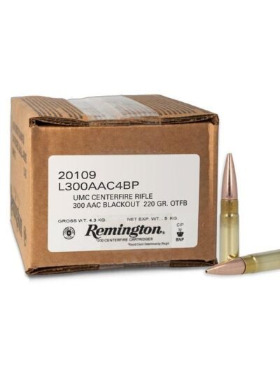 Remington UMC Loose Bulk Rifle Ammunition .300 AAC Blackout 220 gr. FMJ 1015 fps 200/ct (Bulk Pack)