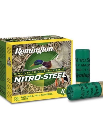 Remington Nitro-Steel High-Velocity Shotshells 12ga 3 in 1-1/4oz #2 1450 fps 25/ct