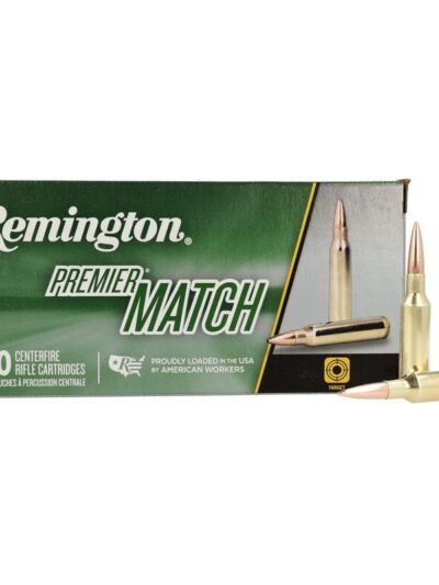 Remington Premier Match MatchKing Rifle Ammunition .224 Valkyrie 90gr BTHP 2700 fps 20/ct