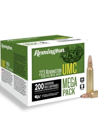 Remington UMC Centerfire Rifle Ammunition .223 Rem 55 gr FMJ 3240 fps 200/ct