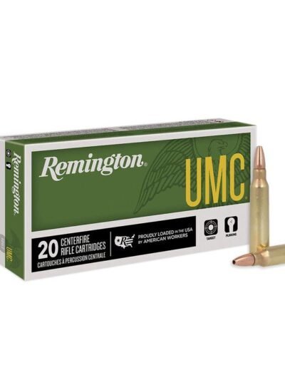Remington UMC Rifle Ammunition .223 Rem 45 gr JHP 3550 fps 20/ct