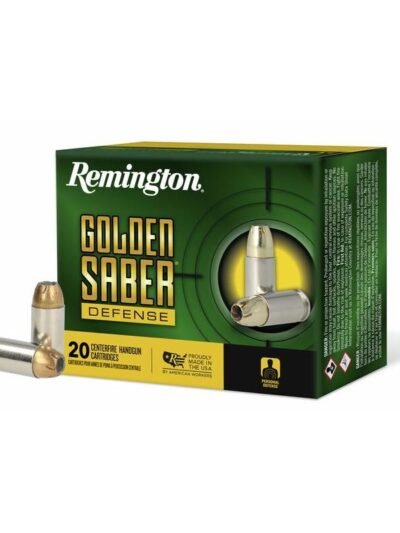 Remington Golden Saber Defense Ammunition .45 Auto 185gr BJHP 1015 fps 20/ct