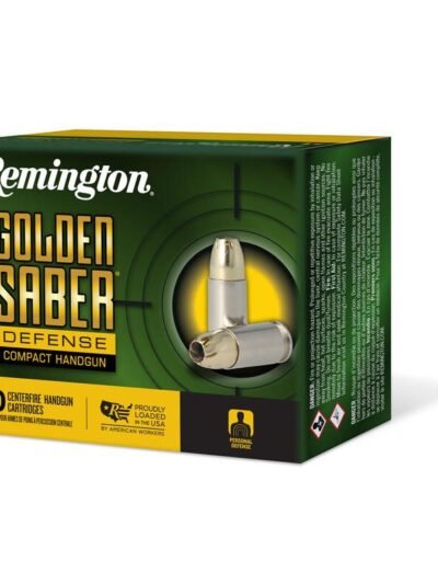 Remington Golden Saber Defense Compact Ammunition .40 S&W 180gr BJHP 785 fps 20/ct