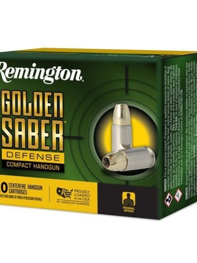 Remington Golden Saber Defense Compact Ammunition .45 Auto 230 gr BJHP 725 fps 20/ct