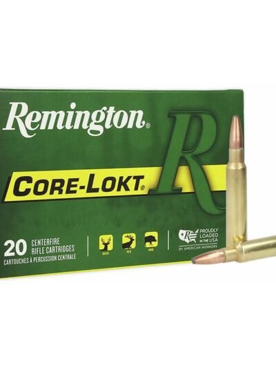 Remington Core-Lokt Rifle Ammunition .338 Rem Ultr Mag 250 gr PSP 2860 fps 20/ct