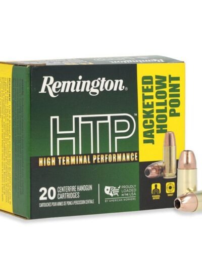 Remington HTP Handgun Ammunition 9mm Luger 147gr JHP 990 fps 20/ct