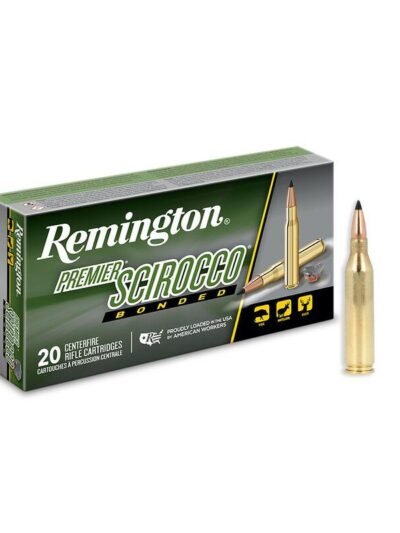 Remington Premier Scirocco Rifle Ammunition 243 Win 90 gr PT 3120 fps 20/ct