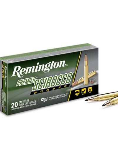 Remington Premier Scirocco Rifle Ammunition 30-06 Springfield 180 gr PT 2700 fps 20/ct
