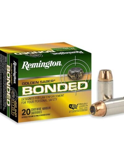 Remington Golden Saber Bonded Handgun Ammunition .40 S&W 165 gr BJHP 1150 fps 20/ct