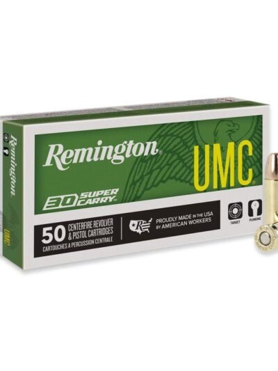 Remington UMC Handgun Ammunition .30 SC 100gr FMJ 1250 fps 50/ct