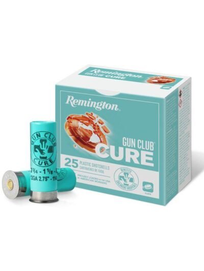 Remington Gun Club "Cure" Shotshells 12 ga 2-3/4 in 1-1/8 oz #8 1145 fps 25/ct
