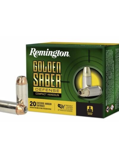 Remington Golden Saber Defense Compact Ammunition 10mm Auto 180gr 1150 fps 20/ct