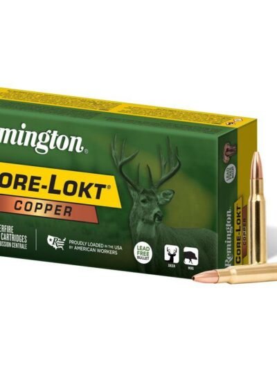 Remington Core-Lokt Copper Rifle Ammunition .308 Win 150gr CHP 2820 fps 20/ct