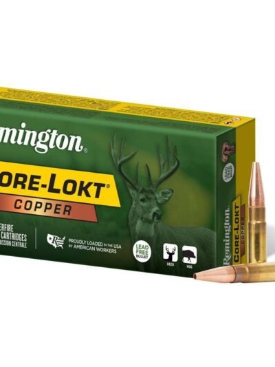 Remington Core-Lokt Copper Rifle Ammunition .300 Blackout 120gr CHP 2100 fps 20/ct