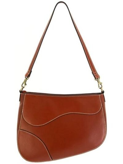 Rugged Rare Saddle Concealed Carry Purse Brown