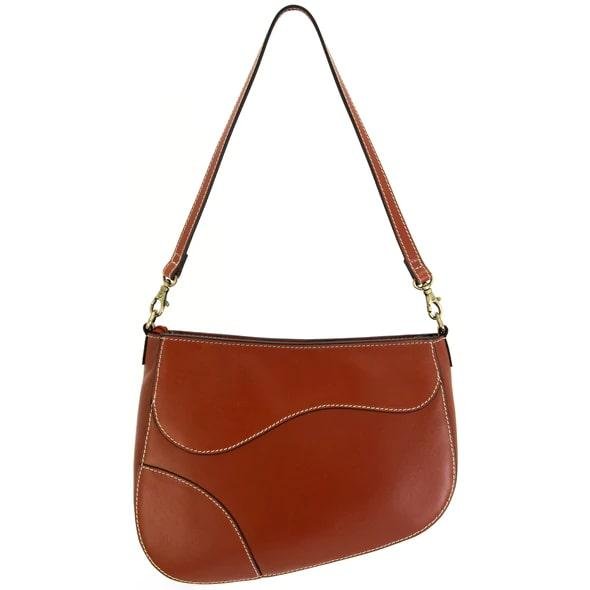Rugged Rare Saddle Concealed Carry Purse Brown