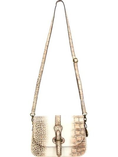 Rugged Rare Smith & Wesson Croc Crossbody Beige