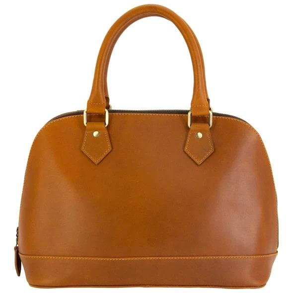 Rugged Rare S&W Classic Satchel Concealed Carry Purse Tan
