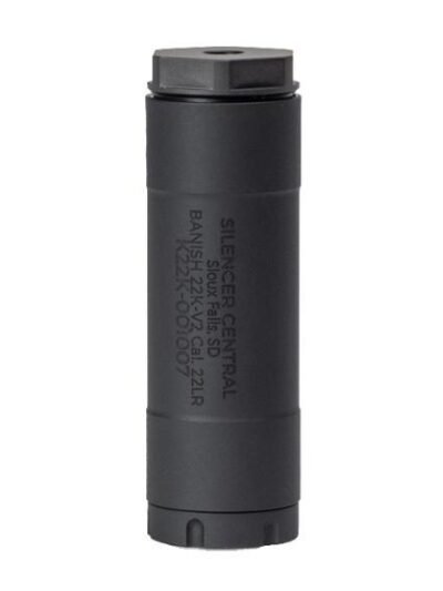 Banish 22K-V2 Direct Thread Suppressor .22 LR Titanium 1/2"x28 Black