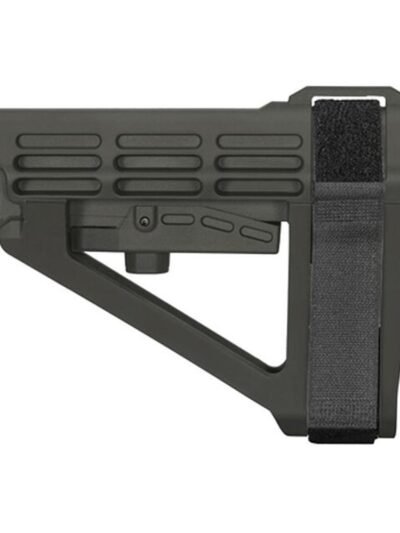 SB Tactical SBA4 5-Postion Adjustable Brace for AR-15 Stealth Grey
