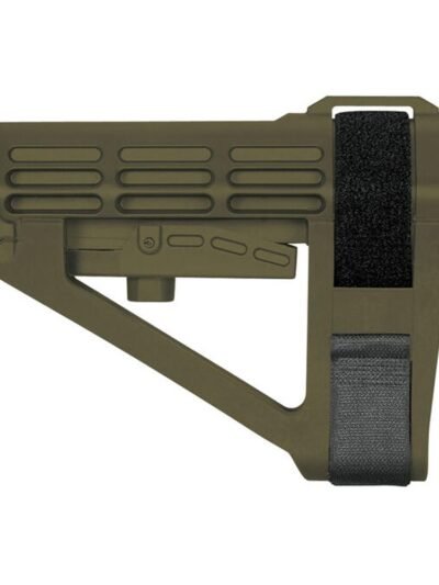 SB Tactical SBA4 5-Postion Adjustable Brace for AR-15 OD Green