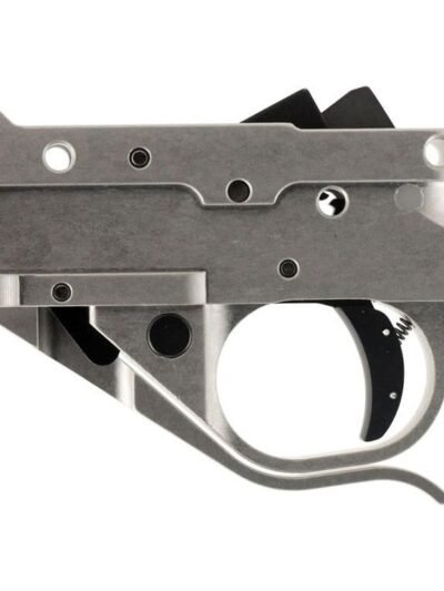Timney Ruger 10/22 Complete Drop-In Trigger Assembly #1022-1C - Silver Housing Black Shoe