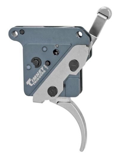 Timney Trigger for Remington 700 Nickel Plated Curved RH Silver