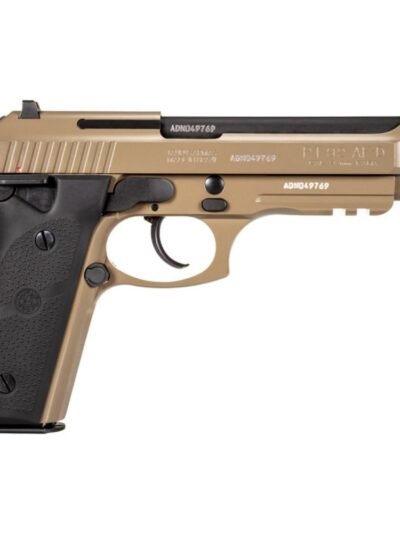 Taurus PT92 Handgun 9mm Luger 17rd Magazines (2) 5" Barrel FDE Black Hogue Grip