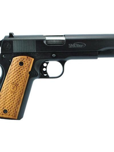 TriStar American Classic Govt 1911 Blued 9mm 10rd Magazine 5" Barrel Black with Wood Grip