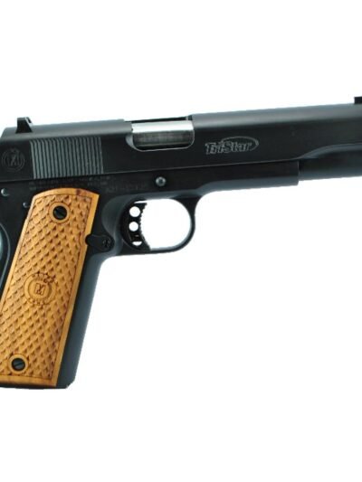 Tristar Pistol American Classic Gov't 1911 Handgun .38 Super 9/rd Magazine 5" Barrel Black with Wood Grip