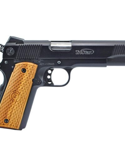 TriStar American Classic II 1911 Handgun 9mm Luger 10rd Magazine 5" Barrel Black with Wood Grip