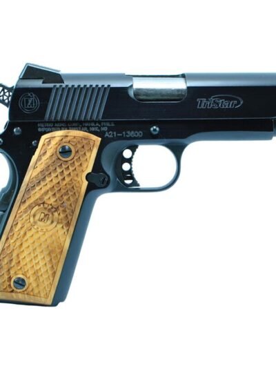 TriStar American Classic Commander 1911 Handgun 9mm Luger 10rd Magazine 4.25" Barrel Black with Wood Grip