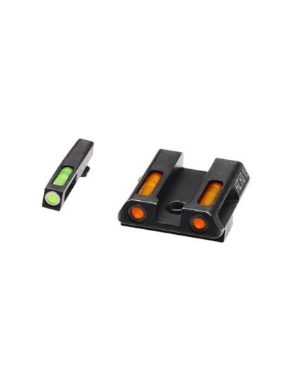 HIVIZ LiteWave H3 sight Orange/Green LitePipe/White front ring fits Glock models 42 and 43 43X and 48