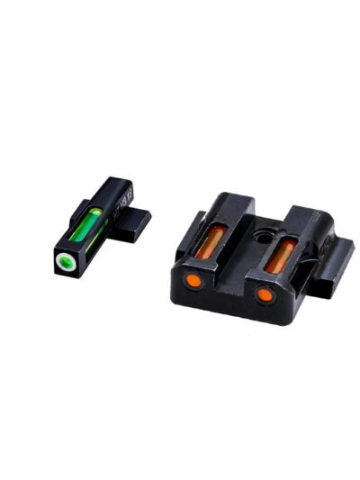 HIVIZ LiteWave H3 sight Orange/Green LitePipe/White front ring fits S&W Shield models