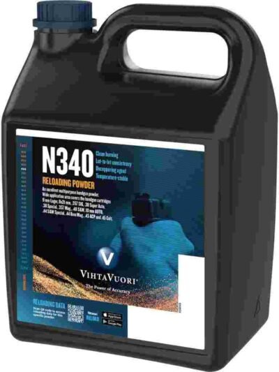 Vihtavuori N340 Smokeless Handgun Powder - 4lbs