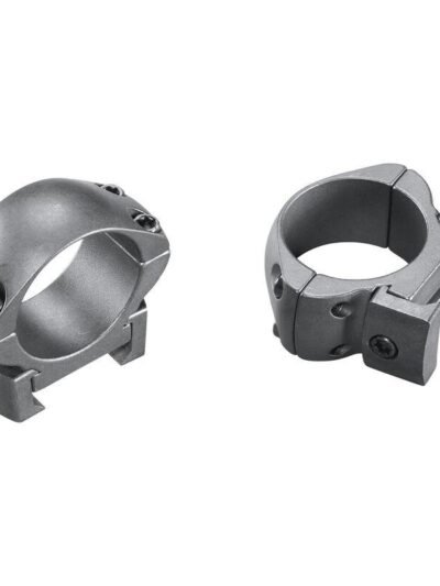 Weaver 2-Piece Grand Slam Steel Top Mount Scope Rings 1" Medium Matte (Windage Adjustable)