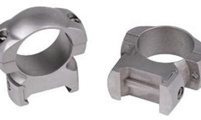 Weaver Grand Slam Steel Top Mount Scope Rings 1" Medium Silver